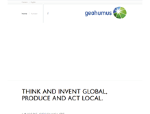 Tablet Screenshot of geohumus.com